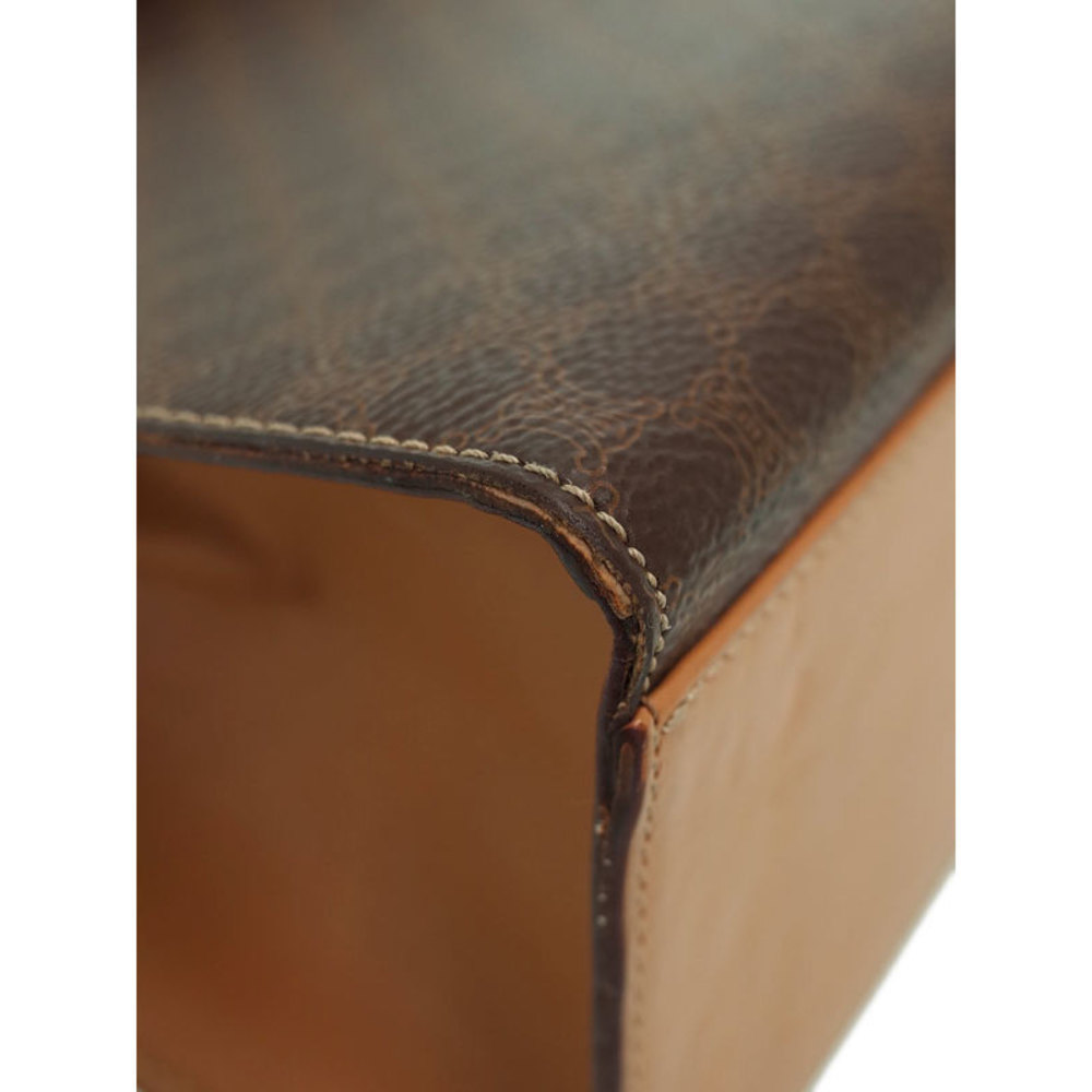 Celine Macadam Pattern 2way Handbag Brown - image 6